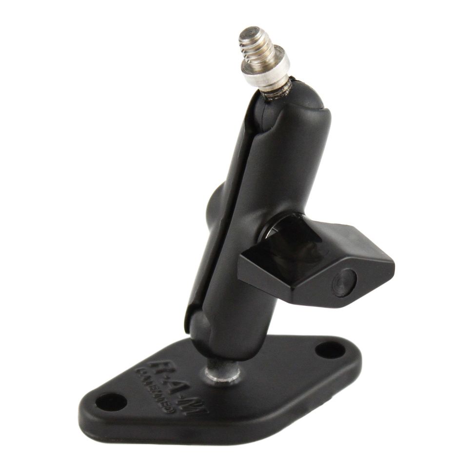 RAM Dubbele Kogel Montage met Diamantplaat en 1/4 "-20 Bout - RAM Mounts RAM-A-101AU afbeelding 1