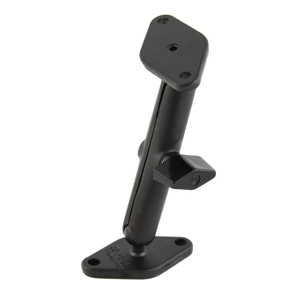 RAM dubbele bal diamantplaat montage a maat lang - RAM Mounts RAM-A-101U-B