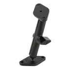 RAM Dubbele Bal Diamantplaat Montage - A Maat Lang - RAM Mounts RAM-A-101U-B afbeelding 1