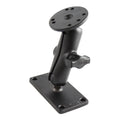 RAM dubbele bal montage met ronde plaat en 2 x 4 plaat medium - RAM Mounts RAM-B-101-24U