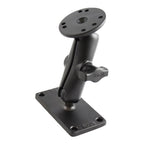 RAM Dubbele Bal Montage met Ronde Plaat en 2" x 4" Plaat - Medium - RAM Mounts RAM-B-101-24U afbeelding 1