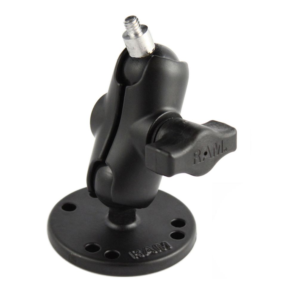 RAM Schroefvast Dubbele Bal Montage met 1/4"-20 Schroefdraadbout - B Maat Kort - RAM Mounts RAM-B-101-A-237U afbeelding 1