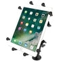 RAM X-Grip drill down dubbele bal montage voor 9 10 tablets - RAM Mounts RAM-B-101-C-UN9