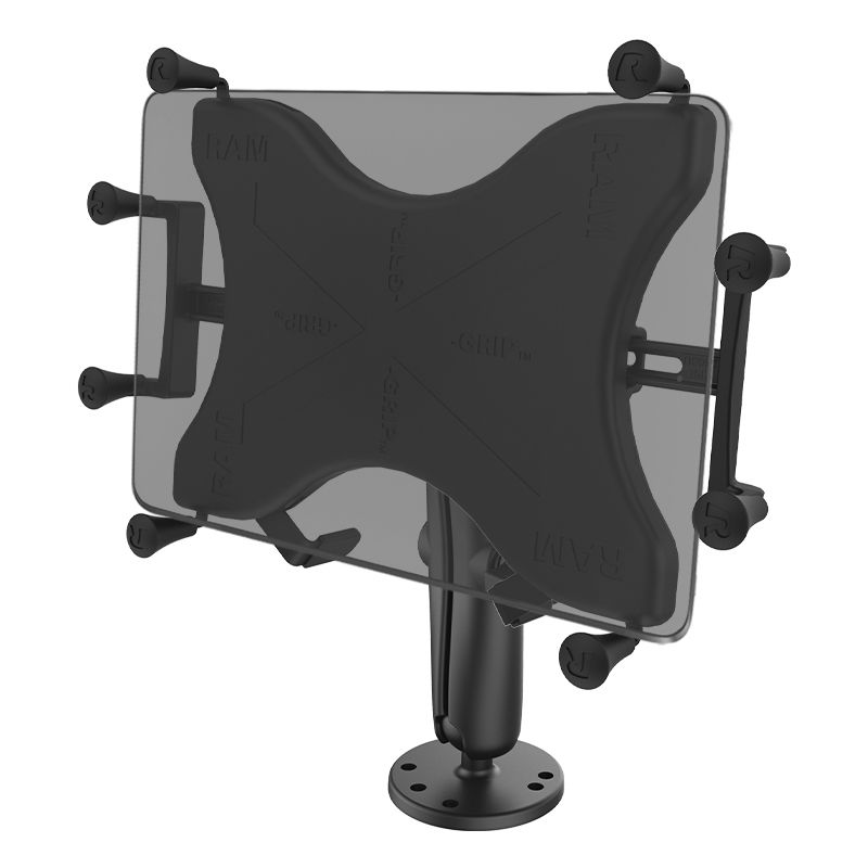 RAM X-Grip® Drill-Down Dubbel Bal Montage voor 22,86 cm (9") -27,94 cm (11") Tablets - RAM Mounts RAM-B-101-C-UN9U afbeelding 1