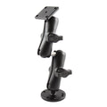 RAM dubbele bal montage met dubbele bal adapter en amps plaat - RAM Mounts RAM-B-101-DEX1U