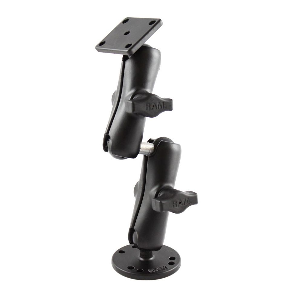 RAM Dubbele Bal Montage met Dubbele Bal Adapter en AMPS-plaat - RAM Mounts RAM-B-101-DEX1U afbeelding 1