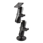 RAM Dubbele Bal Montage met Dubbele Bal Adapter en AMPS-plaat - RAM Mounts RAM-B-101-DEX1U afbeelding 1