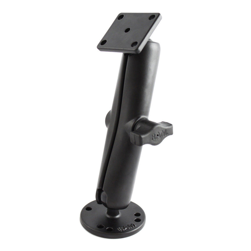 RAM dubbele bal montage met amps plaat - RAM Mounts RAM-B-101-DEX2U