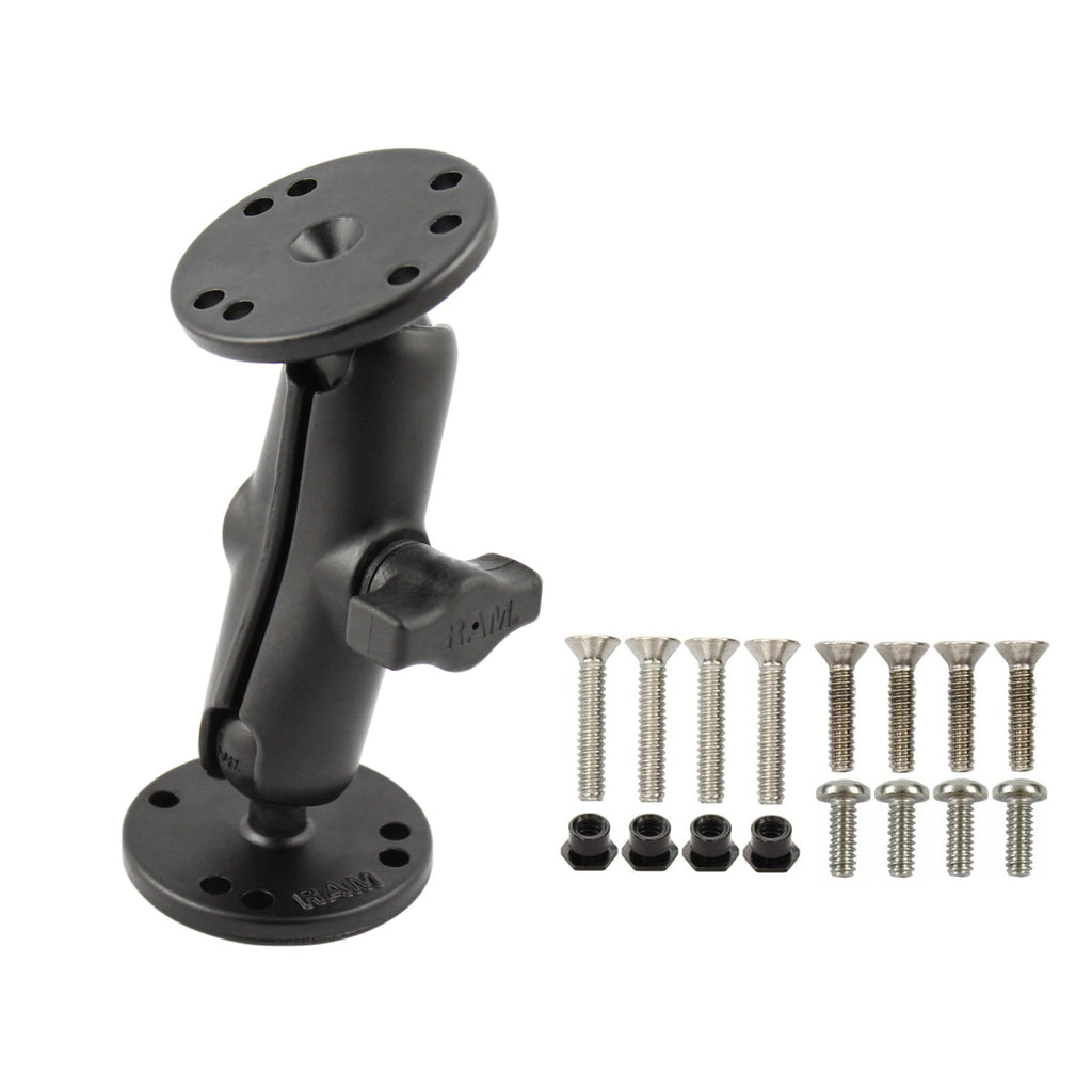 RAM Dubbele Bal Montage met Universele Hardware voor Garmin GPSMAP + Meer - RAM Mounts RAM-B-101-G1U afbeelding 1