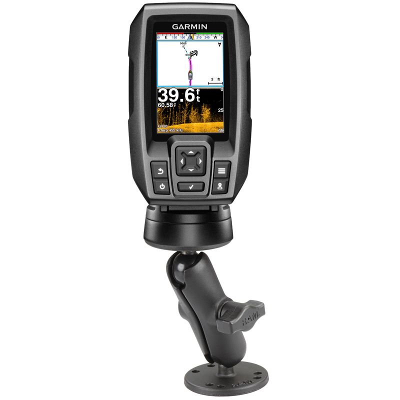 RAM Dubbele Bal Montage met Hardware voor Garmin Striker + Meer - RAM Mounts RAM-B-101-G4 afbeelding 1