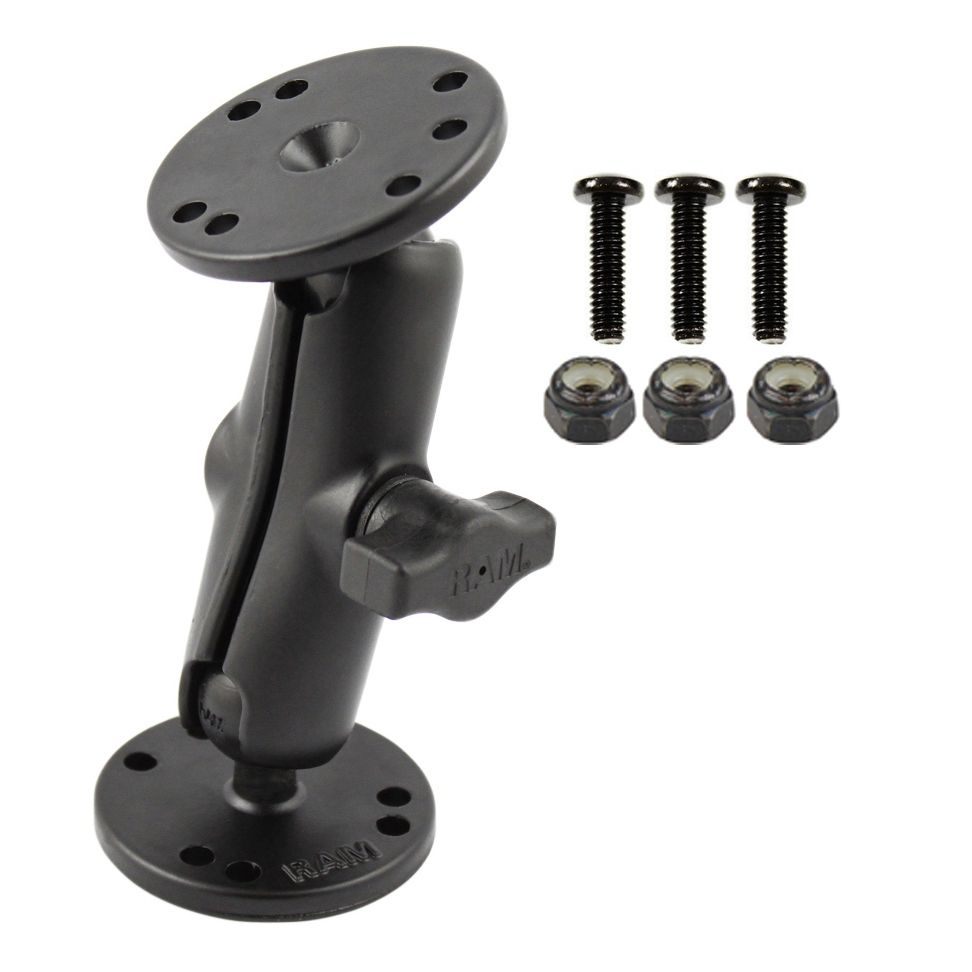 RAM Dubbele Bal Montage met Hardware voor Garmin Striker + Meer - RAM Mounts RAM-B-101-G4 afbeelding 2