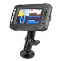 RAM dubbele balhouder voor lowrance elite 4 mark 4 series - RAM Mounts RAM-B-101-LO11