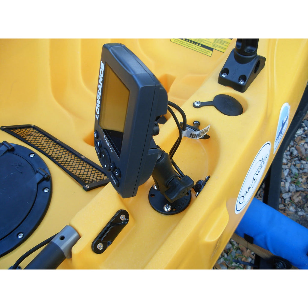 RAM dubbele balhouder voor Lowrance Elite-4 & Mark-4 Series - RAM Mounts RAM-B-101-LO11 afbeelding 3