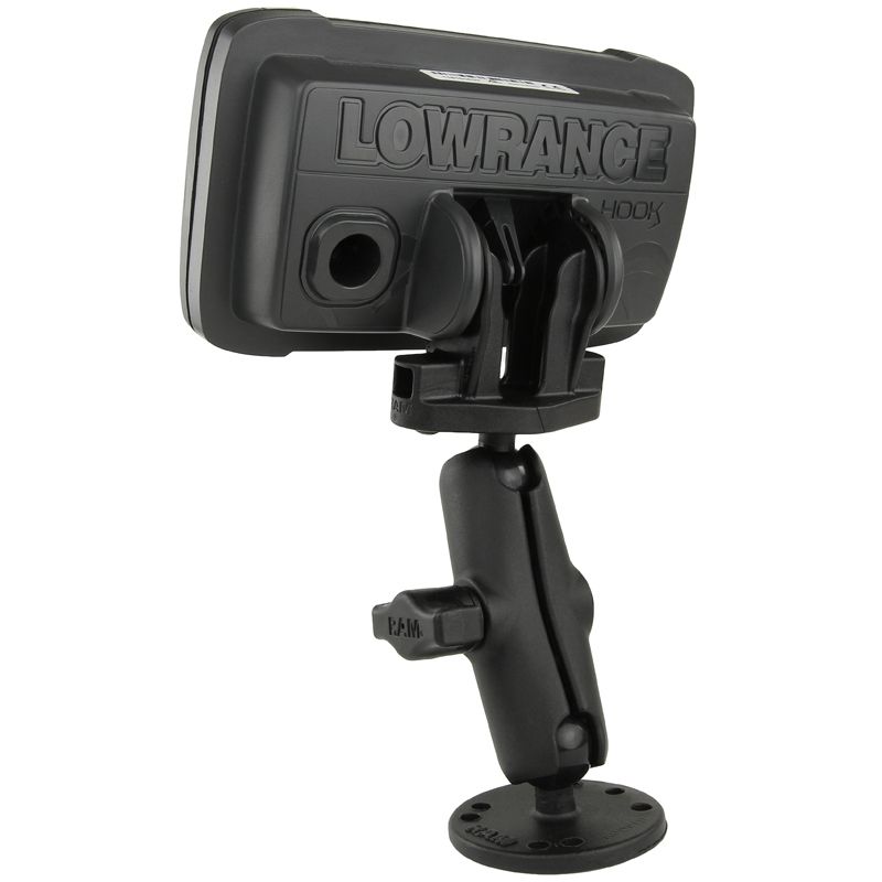 RAM Dubbele Balbevestiging voor Lowrance Eagle 4 & 5, Hook² & Reveal Series - RAM Mounts RAM-B-101-LO12 afbeelding 2