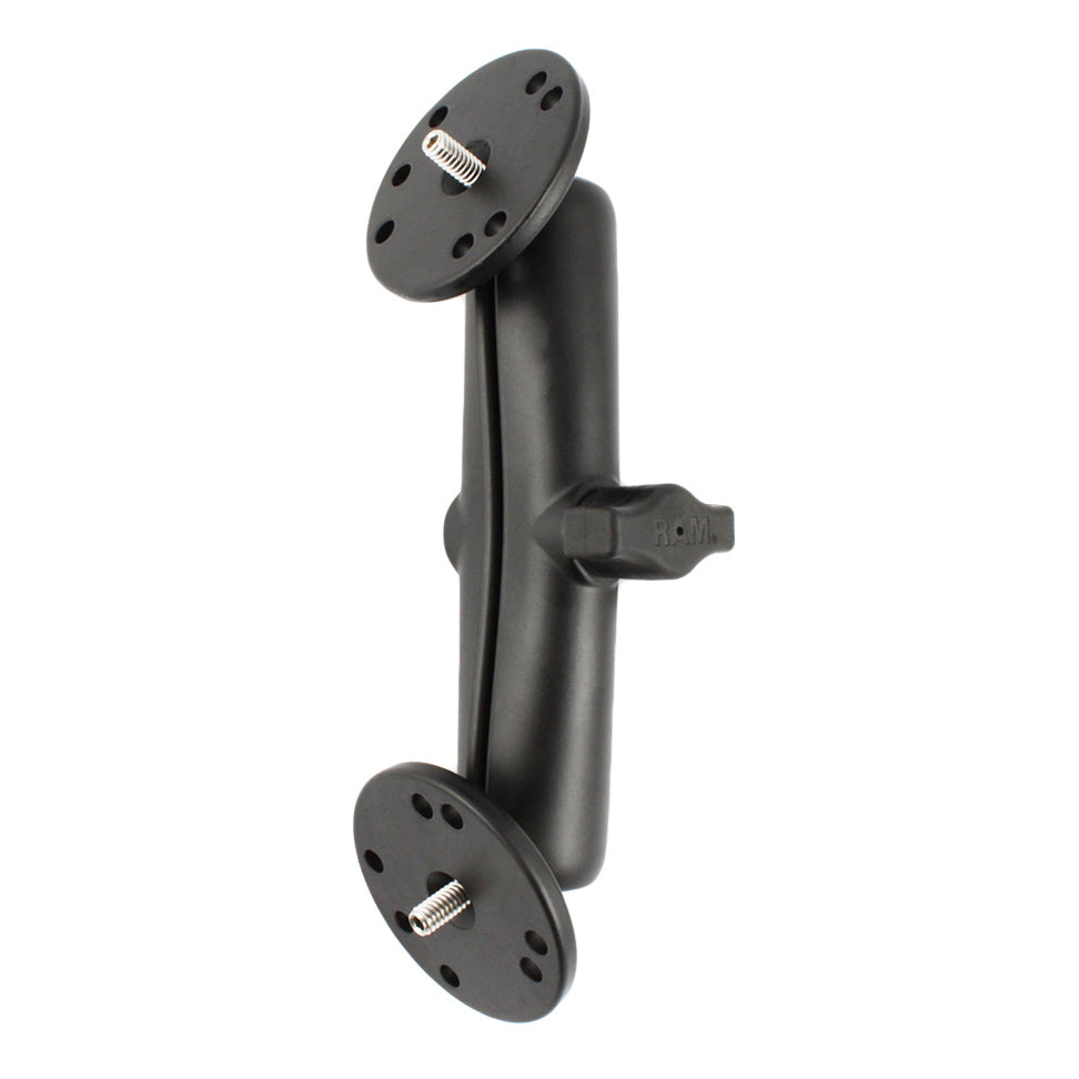 RAM dubbele bal mount met twee 14 20 gevlochten studs plates - RAM Mounts RAM-B-101A2U-C