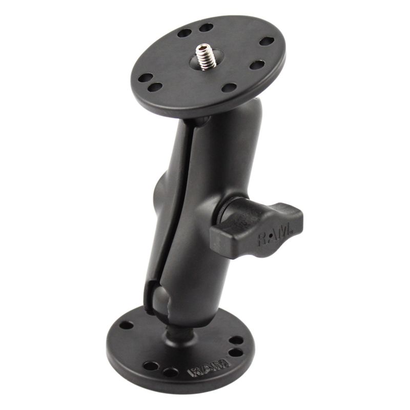 RAM Dubbele Kogel Montage met 1/4"-20 Schroefdraadbout - B Maat Medium - RAM Mounts RAM-B-101AU afbeelding 1
