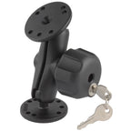 RAM dubbele bal montage met sleutel slot knop b maat medium - RAM Mounts RAM-B-101LU