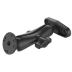 RAM Dubbele Bal Montagemet Ronde Plaat en 2 7/8" Gatspatroon Basis - RAM Mounts RAM-B-101U-247-25B afbeelding 1