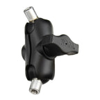 RAM Dubbele Bal Montage met Twee 1/4 "-20 Schroefdraadgat Adapters - RAM Mounts RAM-B-101U-A-AAR1 afbeelding 1