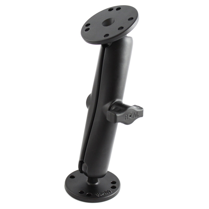 RAM universele dubbele bal montage met twee ronde platen b maat lange - RAM Mounts RAM-B-101U-C
