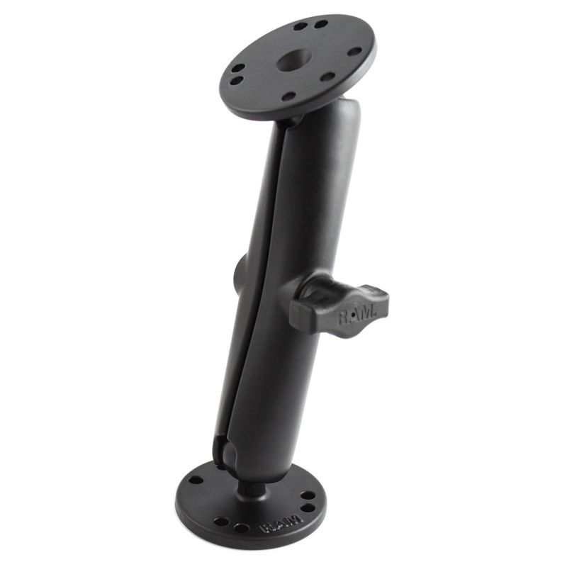 RAM Universele Dubbele Bal Montage met Twee Ronde Platen - B Maat Lange - RAM Mounts RAM-B-101U-C afbeelding 1