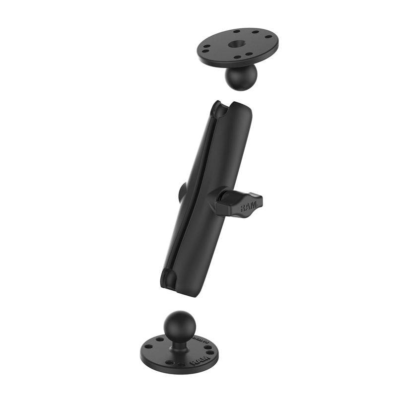 RAM Universele Dubbele Bal Montage met Twee Ronde Platen - B Maat Lange - RAM Mounts RAM-B-101U-C afbeelding 2