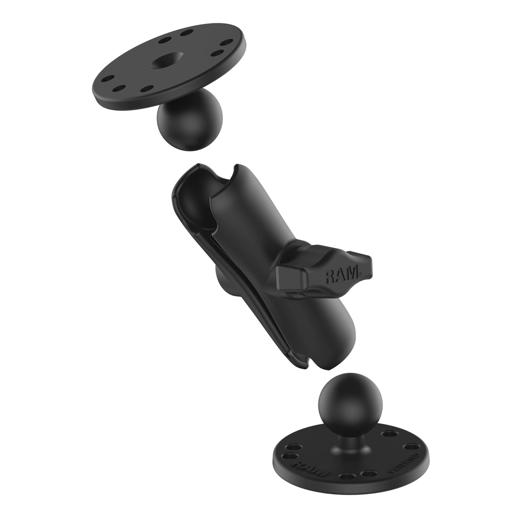 RAM Universele Dubbele Bal Montage met Twee Ronde Platen - B Maat Medium - RAM Mounts RAM-B-101U afbeelding 2