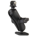 RAM Dubbele Kogel Diamantplaat Montage met Actie Camera Adapter - RAM Mounts RAM-B-102-GOP1U afbeelding 2