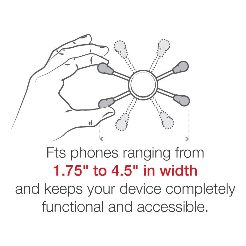 RAM X-Grip® Grote Telefoonhouder met Rem / Koppelingsreservoir Basis - Medium - RAM Mounts RAM-B-174-UN10 afbeelding 6