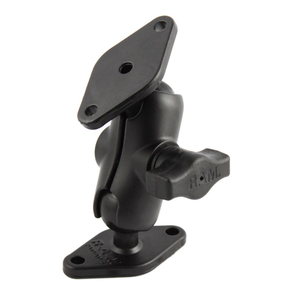 RAM Dubbele Bal Diamantplaat Montage - B Maat Kort - RAM Mounts RAM-B-102U-A afbeelding 1
