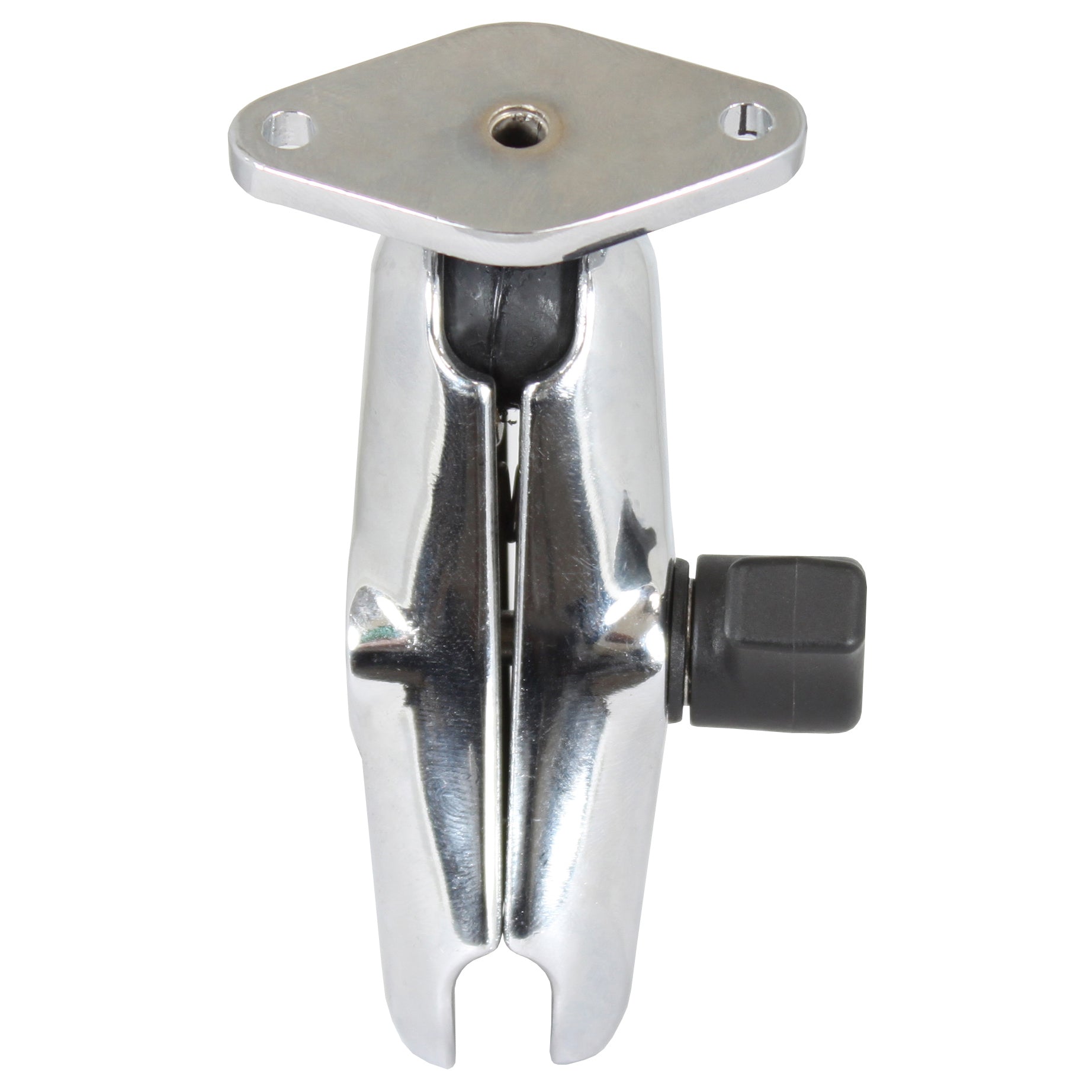 RAM Chrome Dubbele Socket Arm met Diamantplaat - Medium Arm - RAM Mounts RAM-B-103-238CHU afbeelding 2