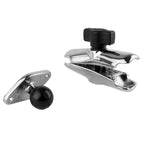 RAM Chrome Dubbele Socket Arm met Diamantplaat - Medium Arm - RAM Mounts RAM-B-103-238CHU afbeelding 3
