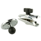 RAM Chrome Dubbele Socket Arm met Ronde Plaat - Medium Arm - RAM Mounts RAM-B-103CHU afbeelding 2