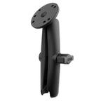 RAM Dubbel Socket Arm met Ronde Plaat - B Maat Lang - RAM Mounts RAM-B-103U-C afbeelding 1
