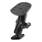 RAM Dubbele Bal Diamantplaat Montage voor Humminbird Piranha + Meer - RAM Mounts RAM-B-107-1U-238 afbeelding 2