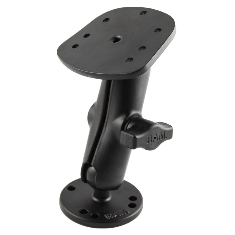 RAM Drill-Down Dubbele Bal Montage voor Humminbird Piranha + Meer - RAM Mounts RAM-B-107-1U afbeelding 2