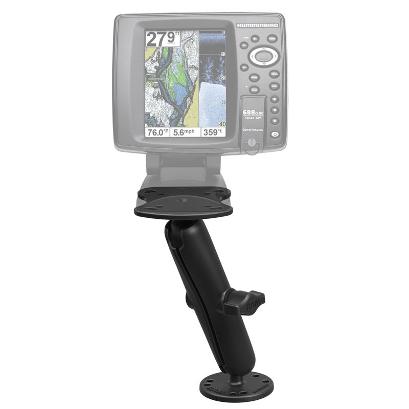 RAM visvinder montage voor Humminbird apparaten - B Maat Lang - RAM Mounts RAM-B-107U-C afbeelding 1