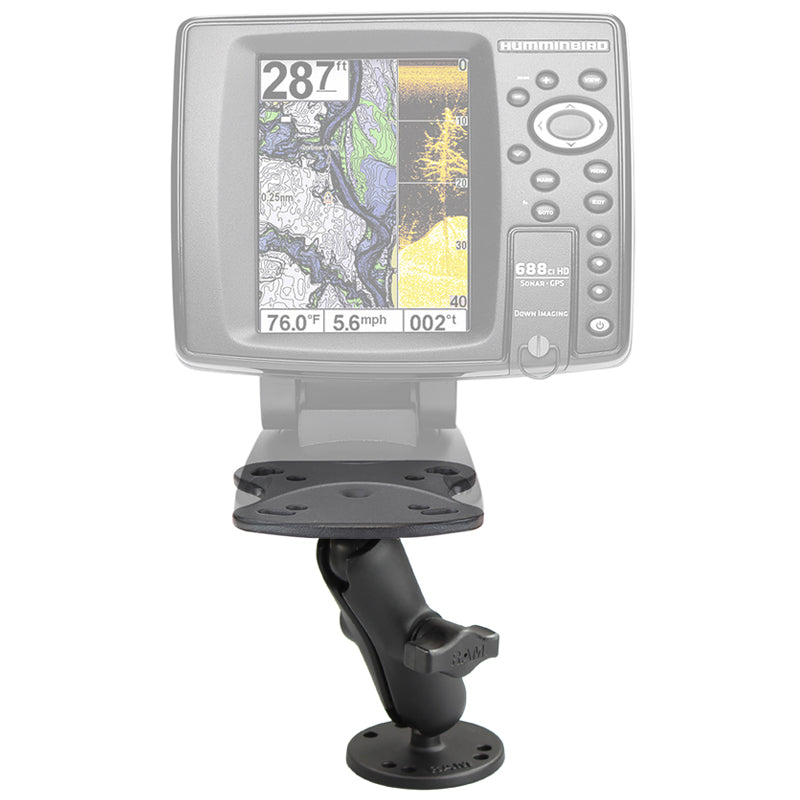 RAM visvinder montage voor humminbird apparaten b maat medium - RAM Mounts RAM-B-107U