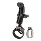 RAM Dubbele Bal Riem Slangklem Montage met Diamantplaat - RAM Mounts RAM-B-108-238 afbeelding 1
