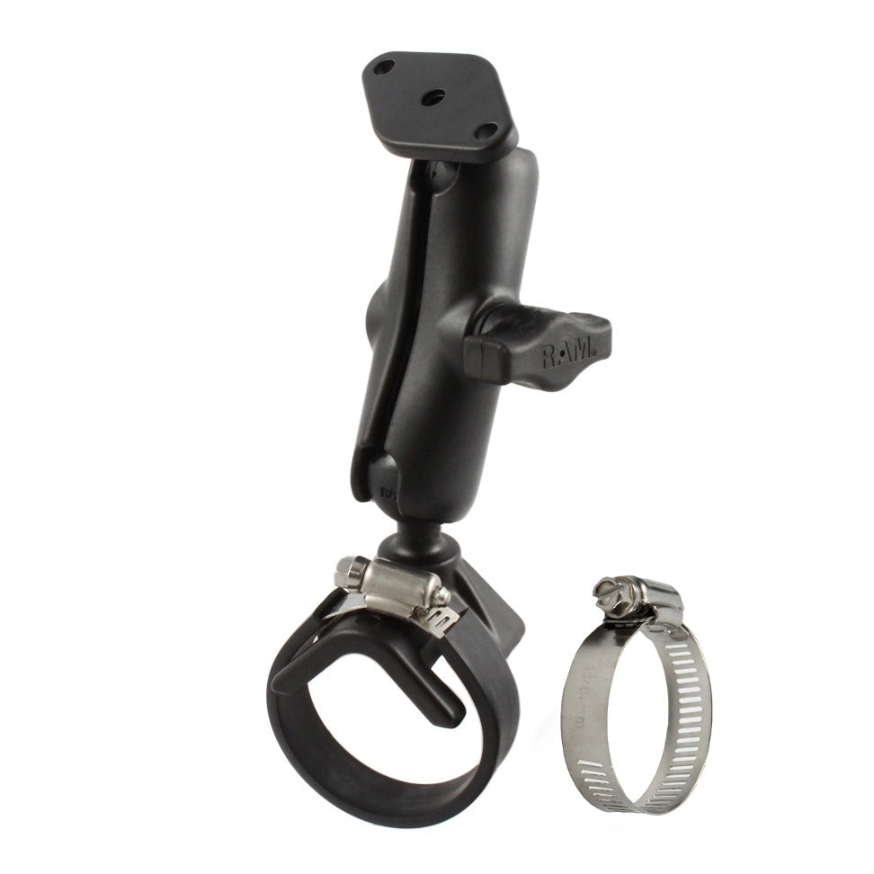 RAM Dubbele Bal Riem Slangklem Montage met Diamantplaat - RAM Mounts RAM-B-108-238 afbeelding 1