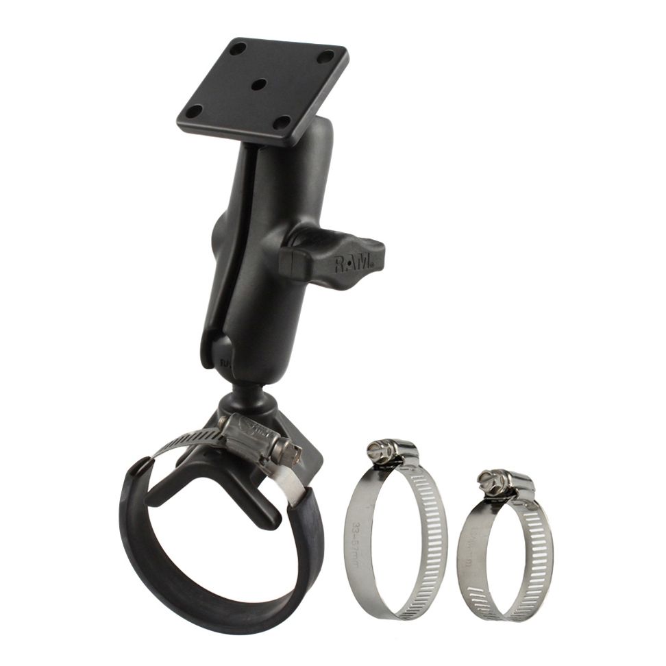 RAM Dubbele Bal Slangklem Kit 1" - 3" met AMPS Plaat - Medium - RAM Mounts RAM-B-108-40U afbeelding 1