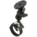 RAM Dubbele Bal Slangklem Kit 2" - 3" met AMPS Plaat - Kort - RAM Mounts RAM-B-108-A-STRAP40 afbeelding 1