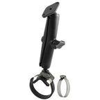RAM dubbele bal riem slangklem montage met diamantplaat lang - RAM Mounts RAM-B-108-C-238