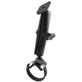 RAM dubbele bal slangklem kit 2 3 met diamantplaat lang - RAM Mounts RAM-B-108-C-STRAP40-238