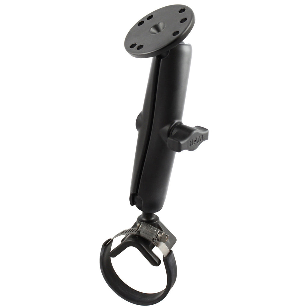 RAM Dubbele Bal Slangklem Kit 2" - 3" met AMPS Plaat - Lang - RAM Mounts RAM-B-108-C-STRAP40 afbeelding 1