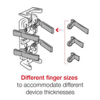 RAM Vinger-Grip™ Universele Houder met Yoke Klem Basis - RAM Mounts RAM-B-121-UN4U afbeelding 4