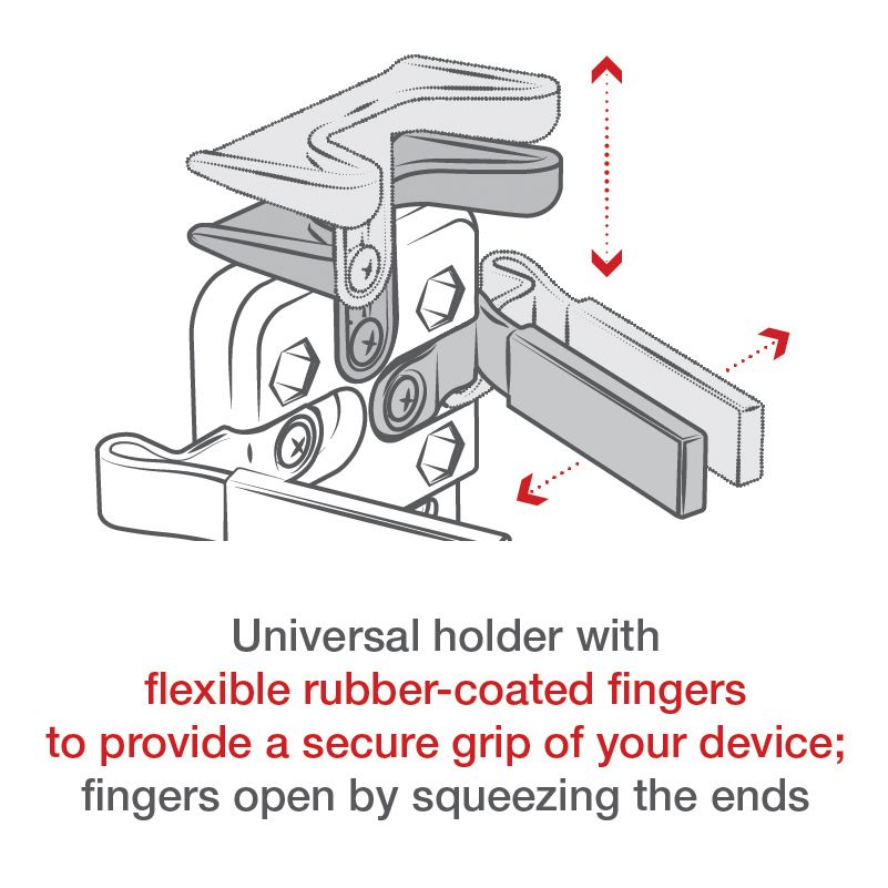 RAM Vinger-Grip™ Universele Montage met Boor-Down Base - RAM Mounts RAM-B-138-UN4 afbeelding 6