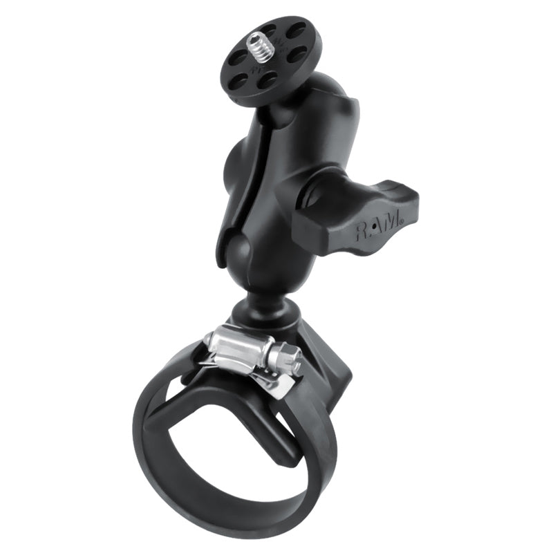 RAM band slangklem montage met 14 20 camera adapter kort - RAM Mounts RAM-B-108B-A-366U