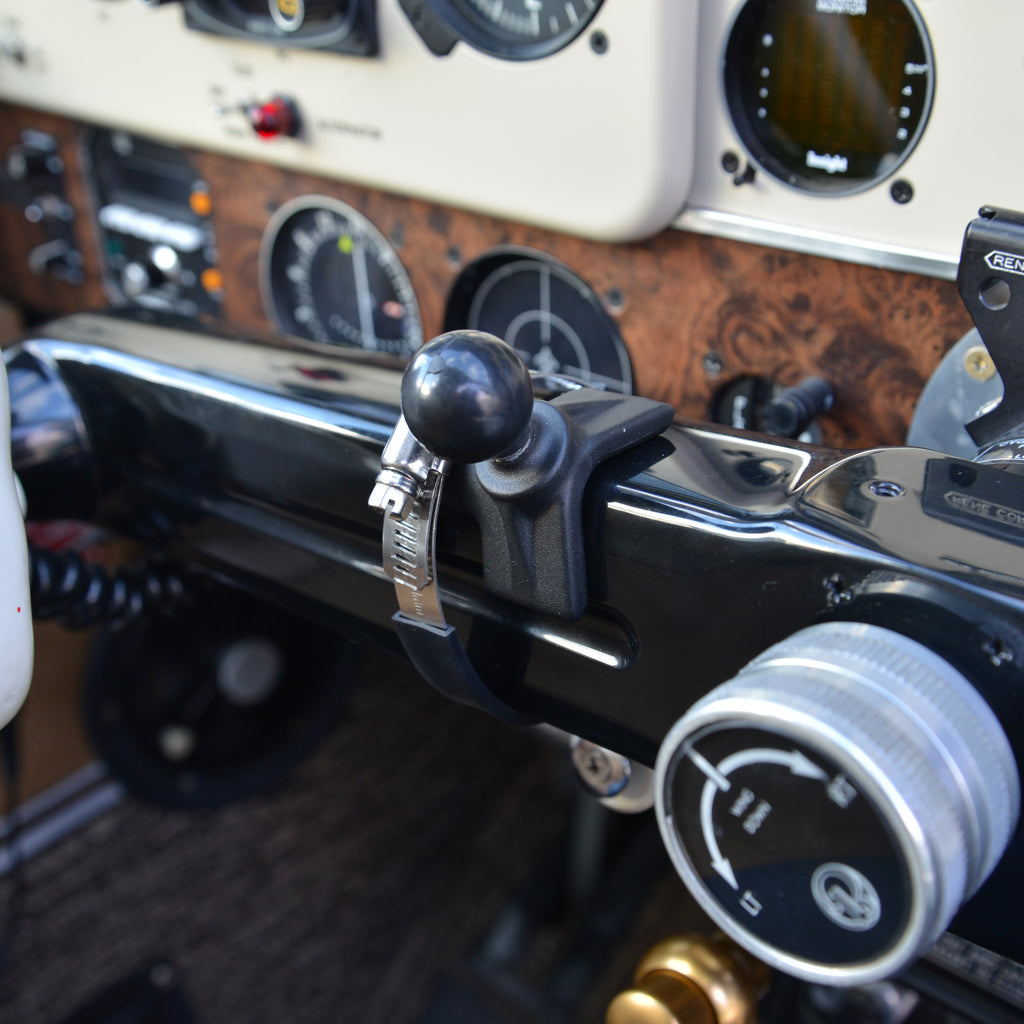 RAM Grote Riem Slangklem Basis voor Beechcraft Bonanza Vliegtuigen - RAM Mounts RAM-B-108B-STRAP40U afbeelding 2
