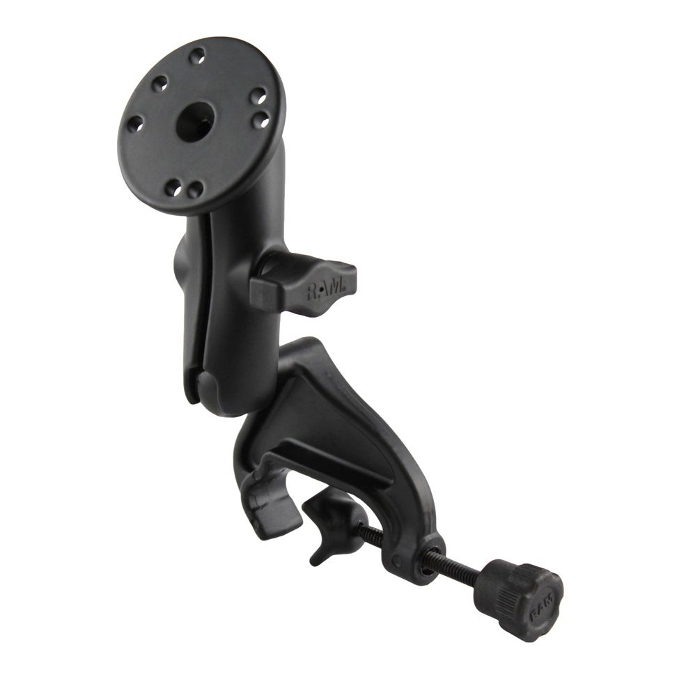 RAM Dubbele Bal Juk Klem Montage met Ronde Plaat - Medium - RAM Mounts RAM-B-121-202U afbeelding 1